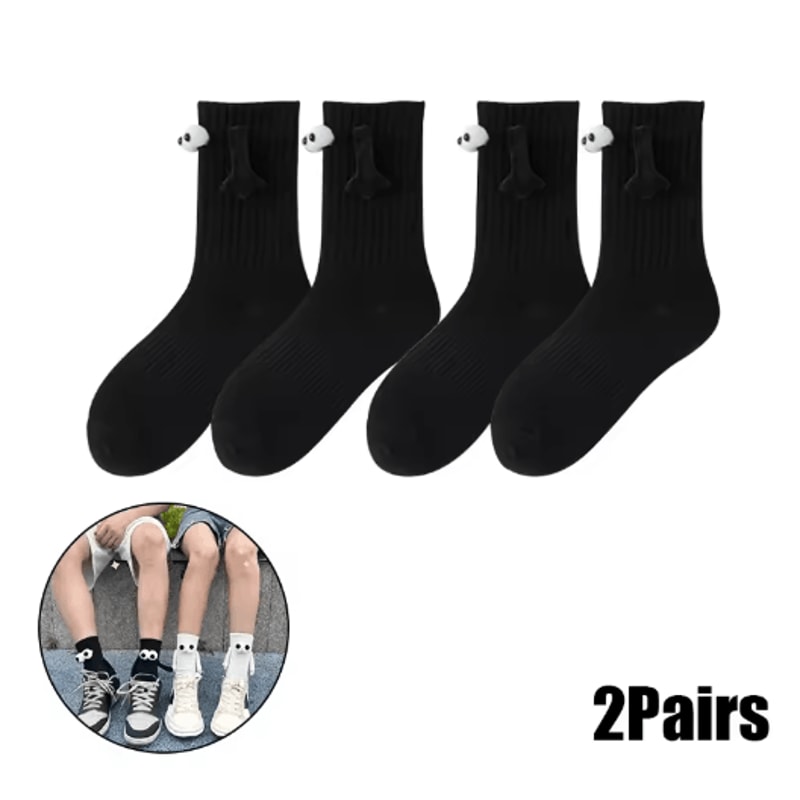 Magnetic Holding Hands Couples Socks Funny Anniversary Friendship Gift 5
