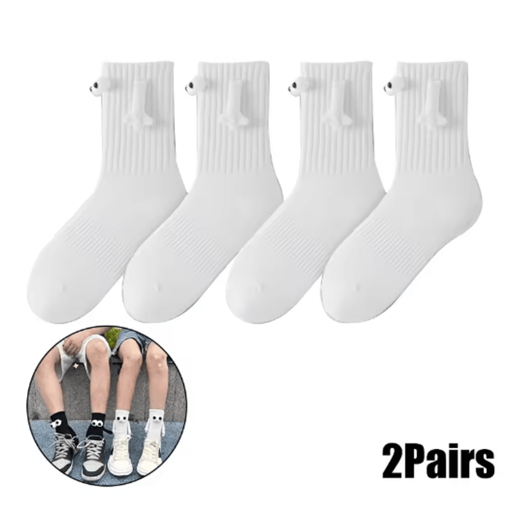 Magnetic Holding Hands Couples Socks Funny Anniversary Friendship Gift 6