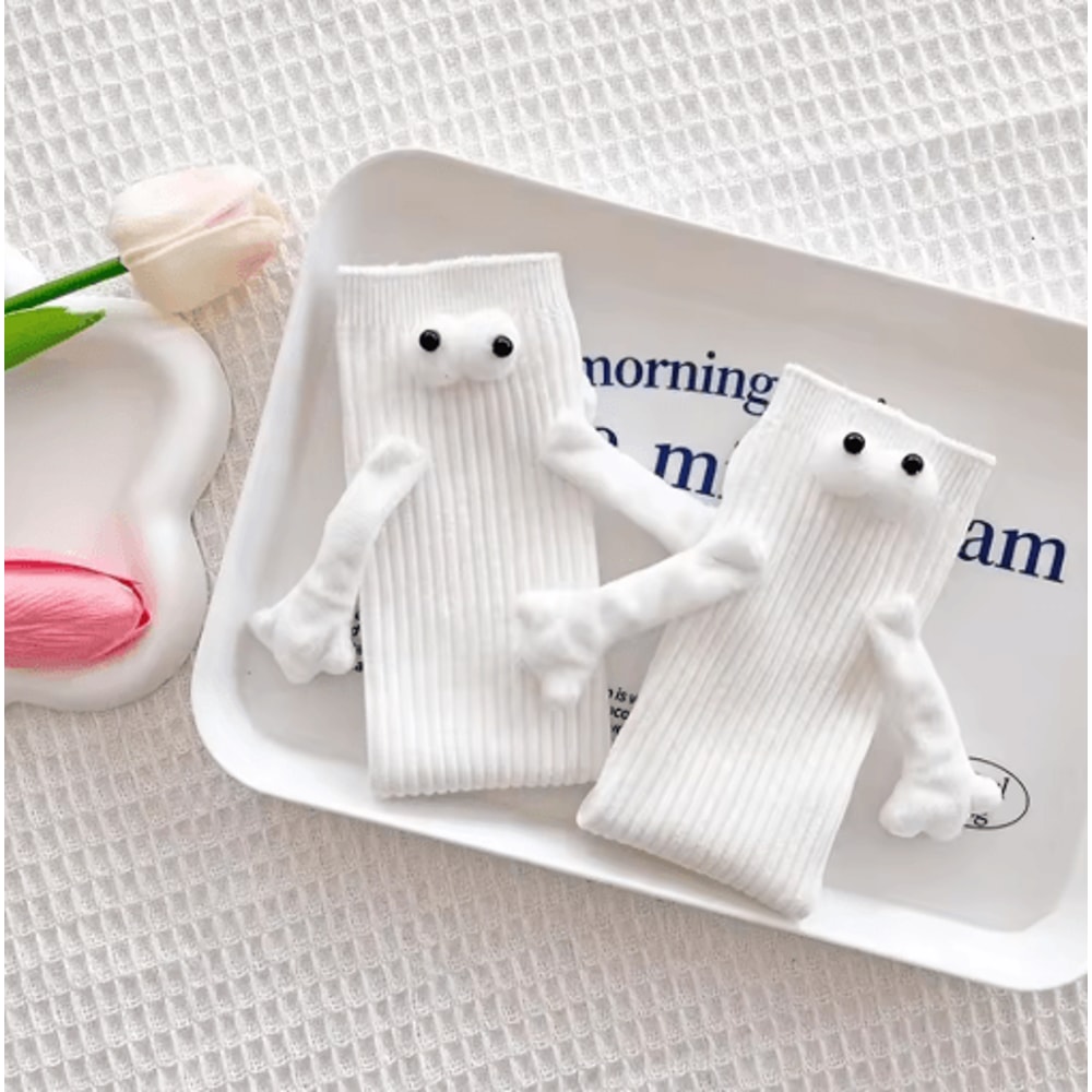 Magnetic Holding Hands Couples Socks Funny Anniversary Friendship Gift 9