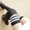 Trendy Striped Thigh High Socks Fashion Sheer Over Knee Leg Warmers 9