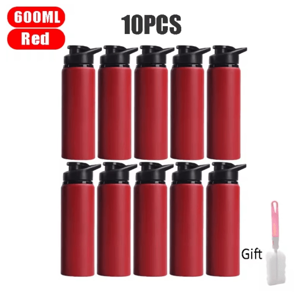 600ml Stainless Steel Sports Water Bottle Leak Proof Durable Outdoor Flask 1