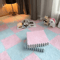 30 30cm Plush Puzzle Floor Mat Soft Interlocking Foam Play Mat For Kids 12