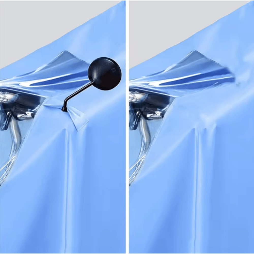 2024 Adult Rain Poncho For Electric Vehicles Waterproof Cycling Travel Raincoat 5