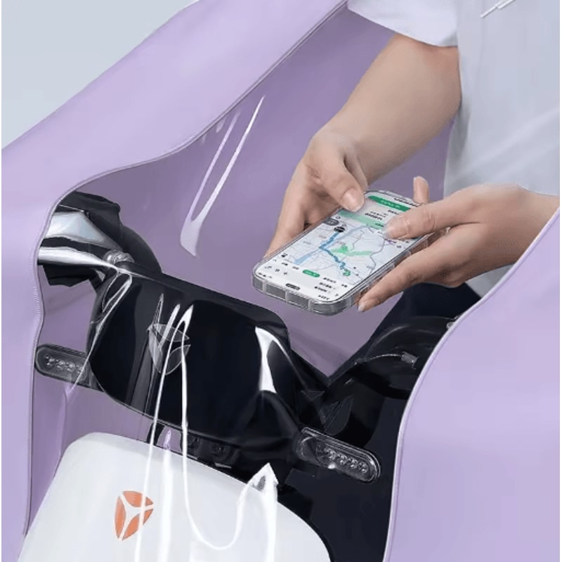 2024 Adult Rain Poncho For Electric Vehicles Waterproof Cycling Travel Raincoat 6