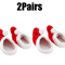Non Slip Red Plush Christmas Slippers Cozy Santa Elf Holiday House Shoes 1