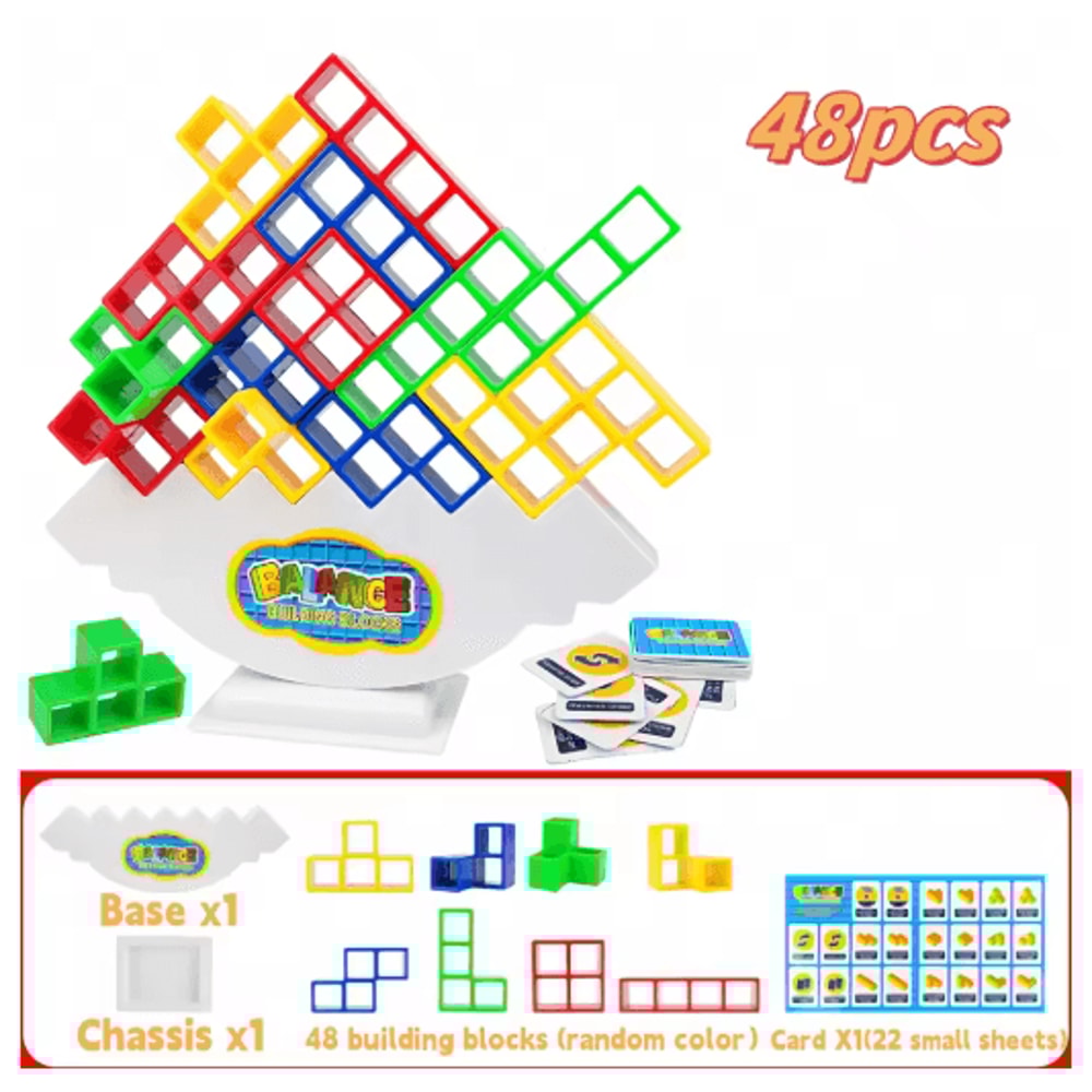 Balanced Stacking Building Blocks Game Multiplayer Family Party Board Game 1