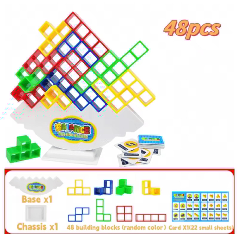 Balanced Stacking Building Blocks Game Multiplayer Family Party Board Game 1