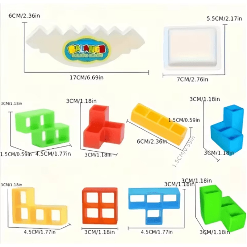 Balanced Stacking Building Blocks Game Multiplayer Family Party Board Game 3