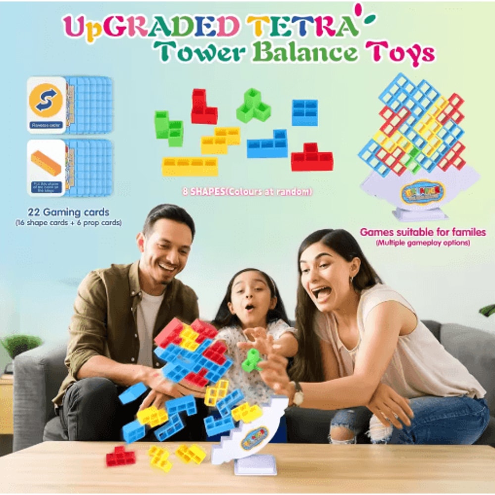 Balanced Stacking Building Blocks Game Multiplayer Family Party Board Game 4