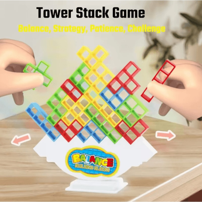 Balanced Stacking Building Blocks Game Multiplayer Family Party Board Game 5