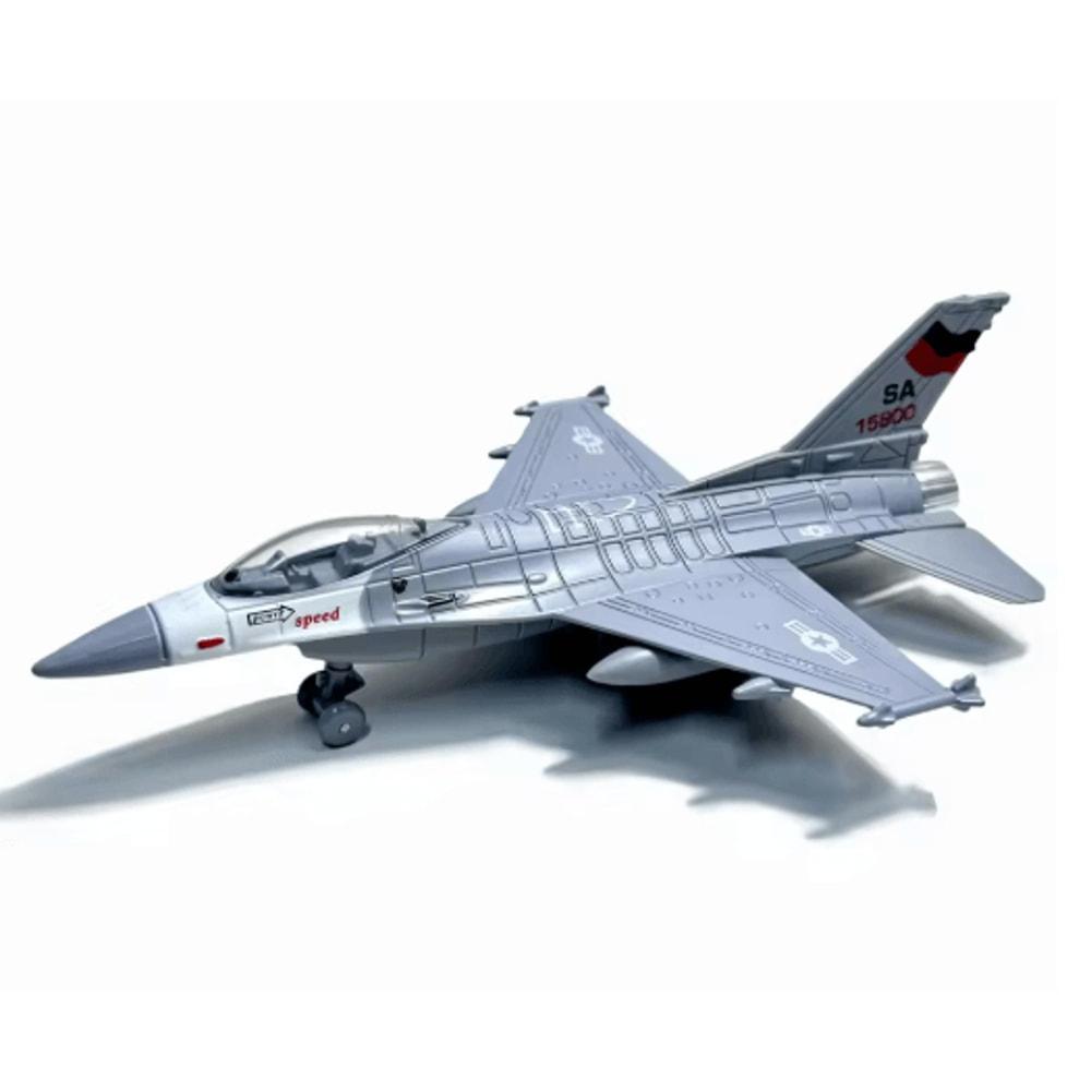 Simulation Alloy Aircraft Model Manual Rebound Inertia Plane Collectible Toy 0