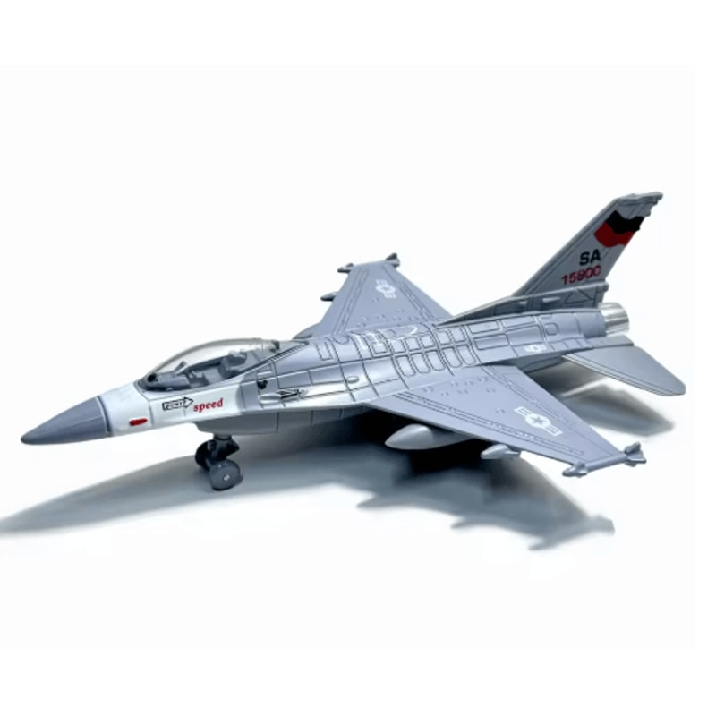 Simulation Alloy Aircraft Model Manual Rebound Inertia Plane Collectible Toy 0