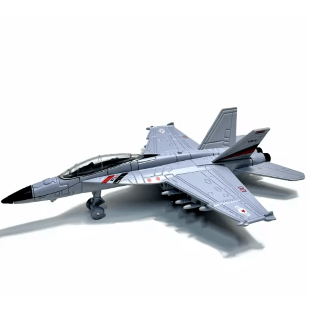 Simulation Alloy Aircraft Model Manual Rebound Inertia Plane Collectible Toy 2