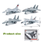 Simulation Alloy Aircraft Model Manual Rebound Inertia Plane Collectible Toy 5