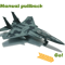 Simulation Alloy Aircraft Model Manual Rebound Inertia Plane Collectible Toy 6