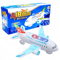 Electric Detachable Airplane Toy With Music Lights Battery Operated Toddler Plane 1