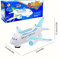 Electric Detachable Airplane Toy With Music Lights Battery Operated Toddler Plane 3