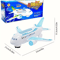 Electric Detachable Airplane Toy With Music Lights Battery Operated Toddler Plane 3