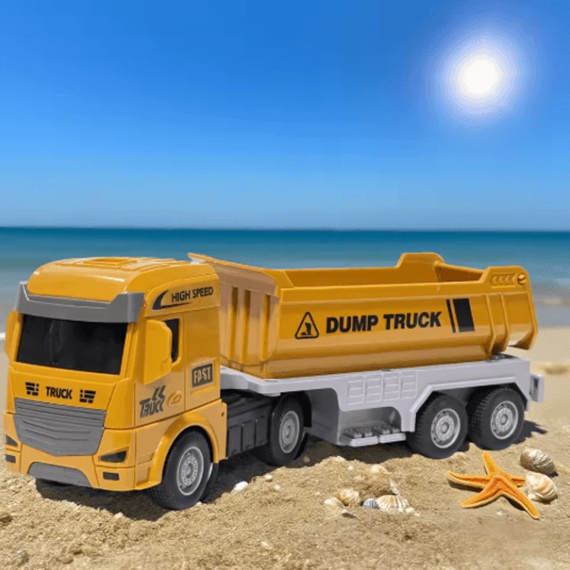 Inertia Construction Vehicle Toy Set Mixer Digger Tipper Trucks Engineering Playset Ages 1