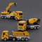 Inertia Construction Vehicle Set For Kids Mixer Digger Tipper Truck Engineering Playset 1