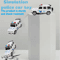 Electric Police Toy Car For Kids Light Sound Police Vehicle Playset Ages 3 2