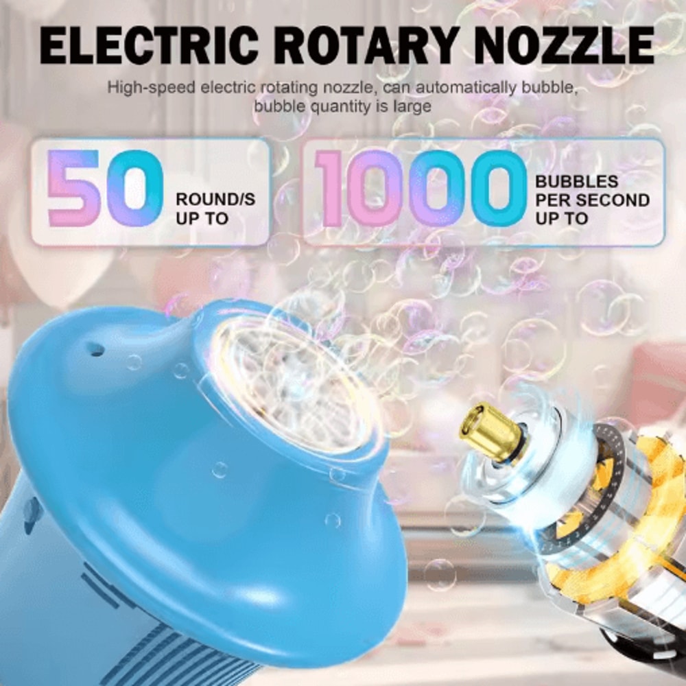 Christmas Bubble Stand Machine For Kids 47 Inch Automatic Bubble Maker With Rechargeable Battery 5