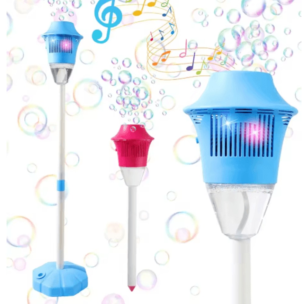 Christmas Bubble Stand Machine For Kids 47 Inch Automatic Bubble Maker With Rechargeable Battery 7