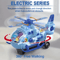 Electric Helicopter Toy For Kids 360 Rotating Light Music Aircraft Ages 3 4