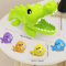 Crocodile Water Toy Set For Kids Interactive Bathtub Pool Play With Colorful Fish 4