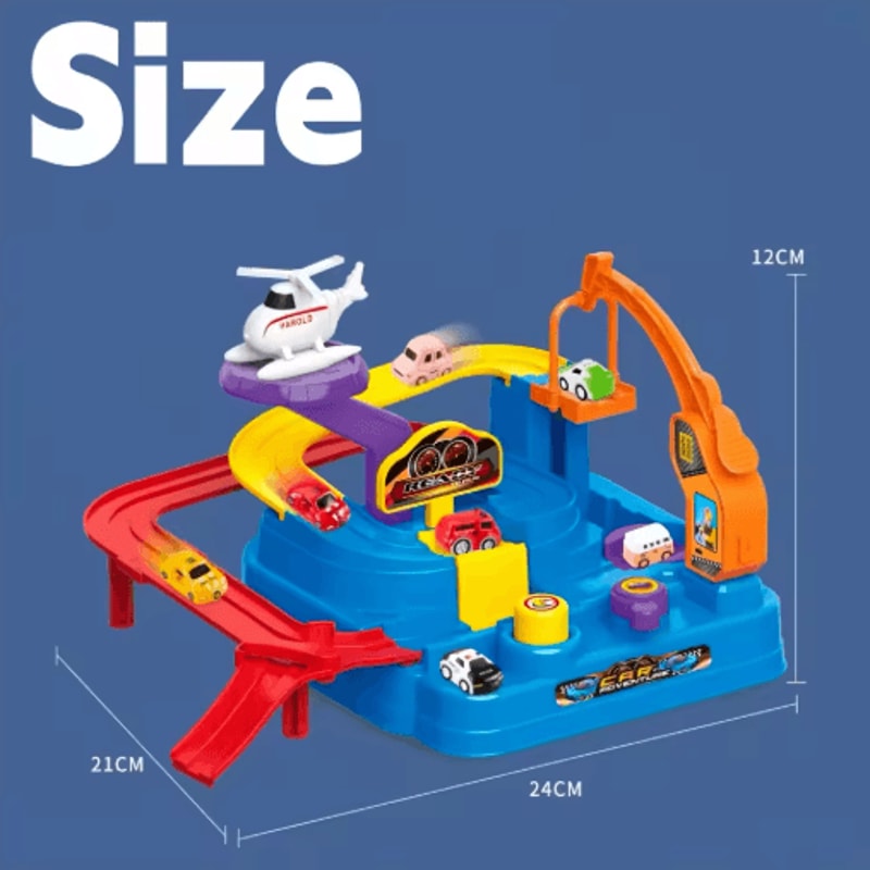 Educational Car Track Set For Kids Creative Track Collection Toy For Boys Girls 5