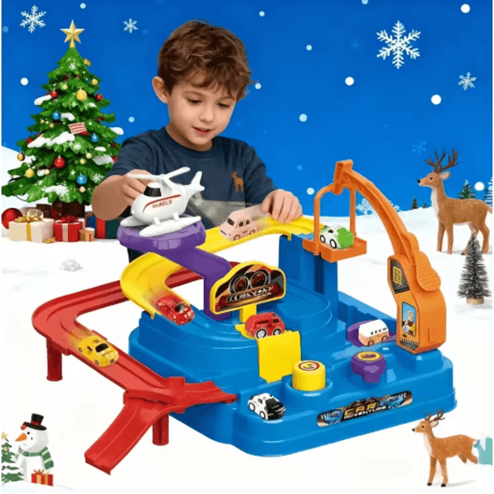 Educational Car Track Set For Kids Creative Track Collection Toy For Boys Girls 0