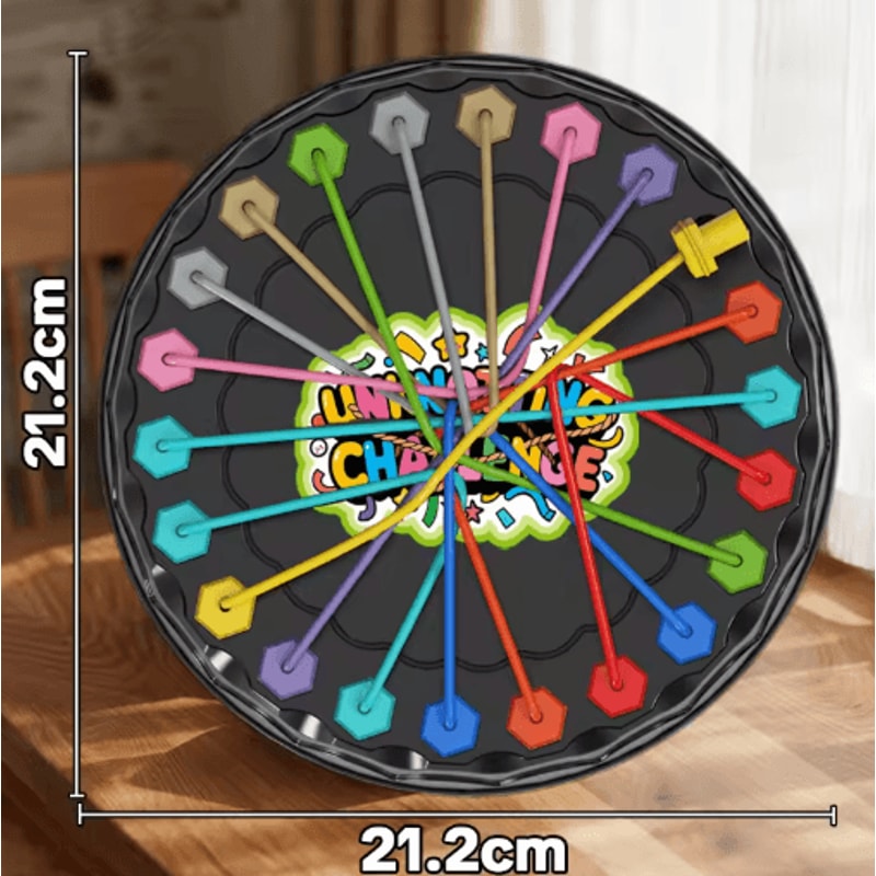 Childrens Puzzle Rope Challenge Board Game Interactive Logic Thinking Game For Kids 1