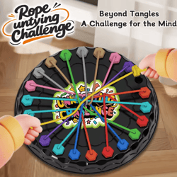 childrens puzzle rope challenge board game interactive logic thinking game for kids