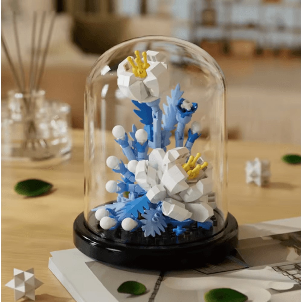 DIY Micro Building Block Sunflower Bouquet Handmade Puzzle Toy Desktop Decoration Gift 5