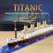 Micro Particle Building Block Titanic Cruise Ship Model Giant Assembly Puzzle Toy For Kids 0