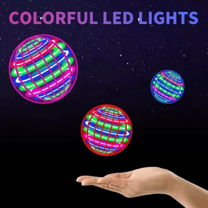 Intelligent Spinning Flying Ball Toy Luminous Induction Hover Orb For Kids 6