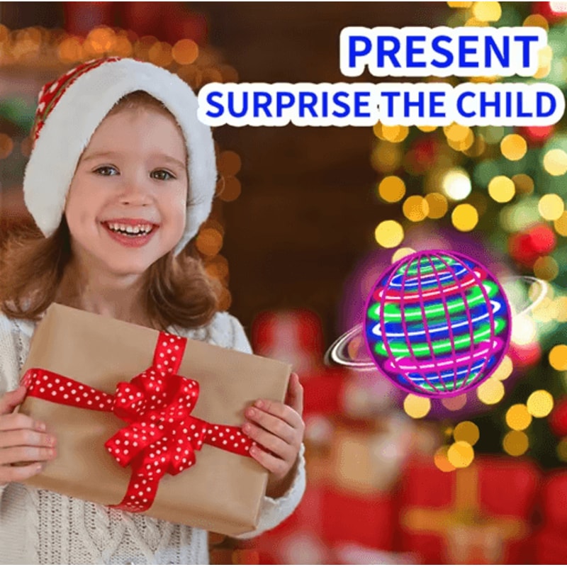 Intelligent Spinning Flying Ball Toy Luminous Induction Hover Orb For Kids 7