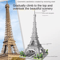 Paris Eiffel Tower Micro Building Block Set Decorative Desktop Assembly Ornament 7