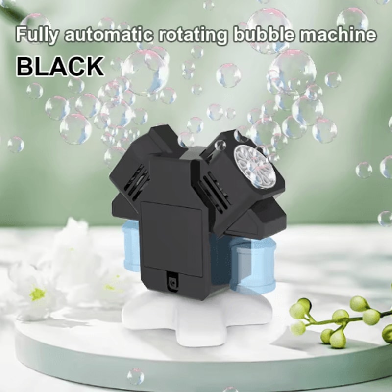 Double Head Rotating Bubble Machine For Kids Handheld Outdoor Bubble Toy No Battery Required 2