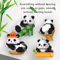 Micro Particle Panda Building Block Set Cartoon Puzzle Assembly Toy For Kids 10