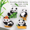 Micro Particle Panda Building Block Set Cartoon Puzzle Assembly Toy For Kids 10