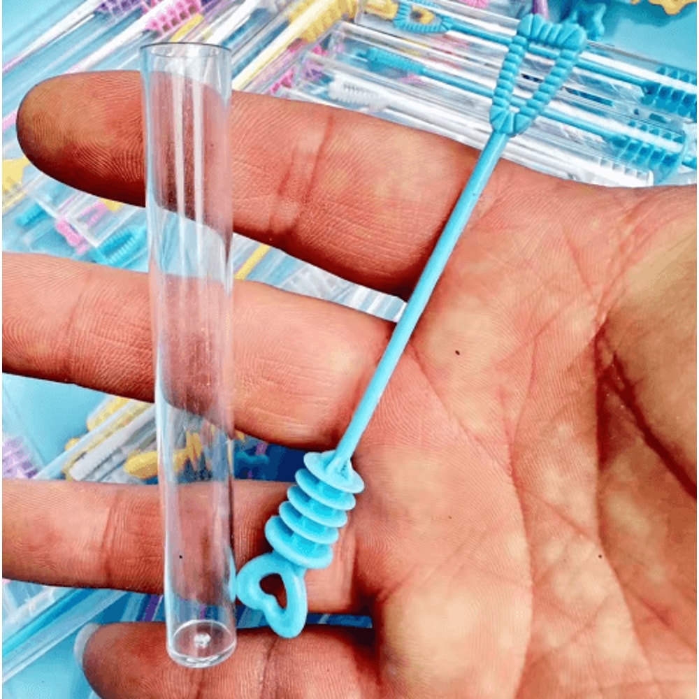 Mini Bubble Stick Toy For Kids Portable Test Tube Bubble Blower With Bubble Water10cm 1