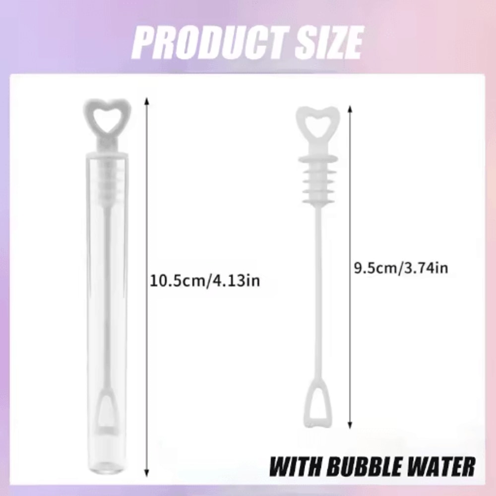 Mini Bubble Stick Toy For Kids Portable Test Tube Bubble Blower With Bubble Water10cm 2