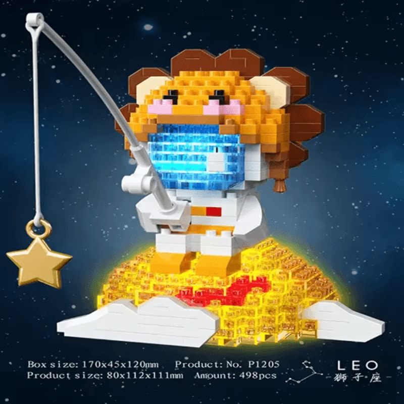 Twelve Zodiac Signs Micro Building Block Set Assembly Puzzle Toy For Kids 1