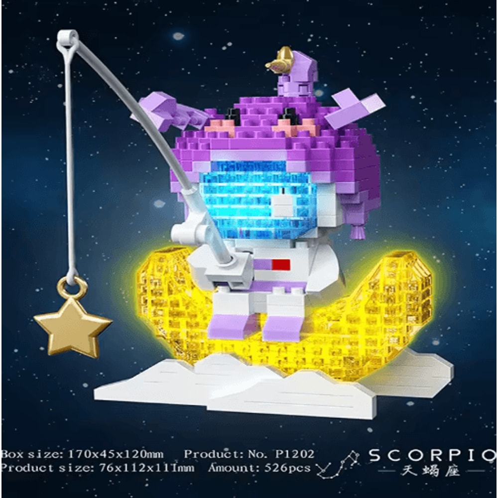 Twelve Zodiac Signs Micro Building Block Set Assembly Puzzle Toy For Kids 13