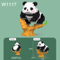 Creative DIY Mini Chinese Style Panda Building Block Set Cute Educational Animal Toy For Kids 4