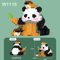 Creative DIY Mini Chinese Style Panda Building Block Set Cute Educational Animal Toy For Kids 5