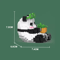 Creative DIY Mini Chinese Style Panda Building Block Set Cute Educational Animal Toy For Kids 8