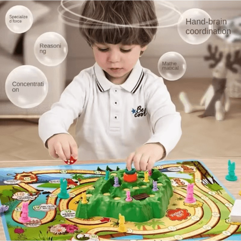 Rabbit Trap Challenge Board Game For Kids Multiplayer Puzzle Racing Desktop Game 3