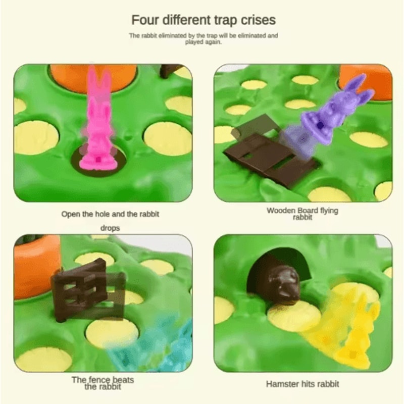 Rabbit Trap Challenge Board Game For Kids Multiplayer Puzzle Racing Desktop Game 4